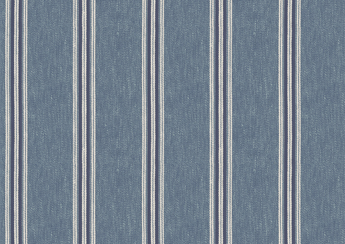Bellagio Stripe, Mineral Blue - Roman Blind - Image 7